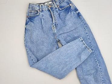 mom jeans mango: Bershka, Jeansy damskie, rozmiar 2XS — 1