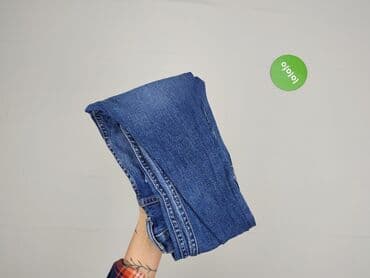 eleganckie czarne spodnie z wysokim stanem: Spodnie jeansowe, 12 lat, 152, stan - Bardzo dobry — 6