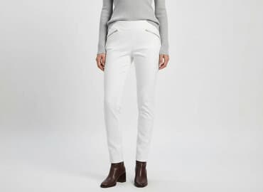 spodnie zara eleganckie: Zara, Spodnie materiałowe damskie, rozmiar M — 7