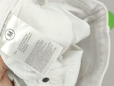 white jeans: Szorty damskie, rozmiar M — 5