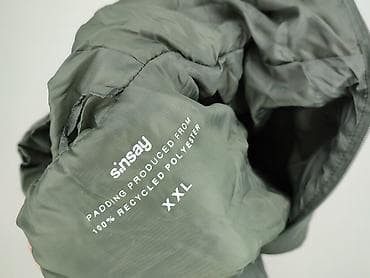 buty sizer: Męska pikowana kurtka z kapturem Sinsay - Rozmiar: XXL - Kolor — 4