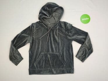 bluzka z krotkim rekawem z kapturem: Velour, Bluza z kapturem damska, rozmiar S — 3