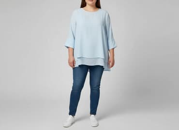 chabrowa bluzki plus size: Bpc bonprix collection, Bluzka damska, rozmiar XL — 1