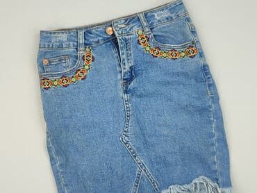 spódniczka alex biało niebieska: FBsister, Spódnica damska, rozmiar S — 1