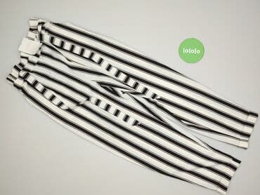 spodnie w paski pull and bear: PULL&BEAR, Material trousers for women, size S — 3