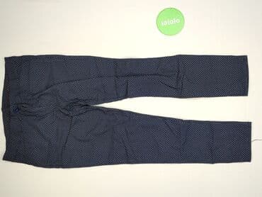 jeansy damskie podarte: Material trousers for women, size M (EU 38) — 2