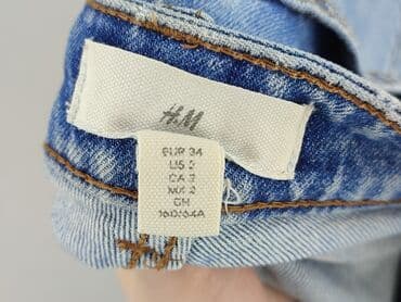 mom fit high rise jeans: H&M, Jeansy damskie, rozmiar S — 4