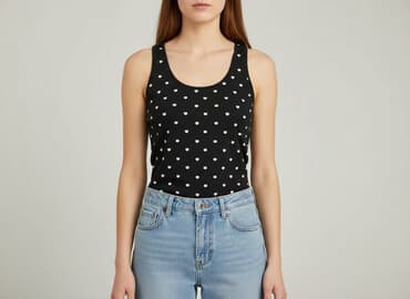 koszulka z kotem sinsay: Sinsay, Top damski, rozmiar L — 7