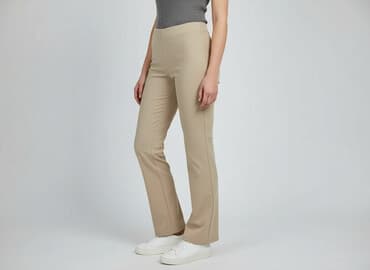 sinsay spodnie bezowe: Sinsay, Spodnie materiałowe damskie, rozmiar L — 7