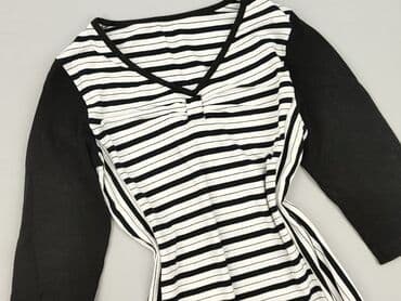 czarne bluzki dekolt v: Bluzka damska, rozmiar S — 1