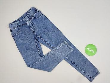 piekne bluzki: Spodnie jeansowe, Y.F.K., 10 lat, 134/140, stan - Bardzo dobry — 2