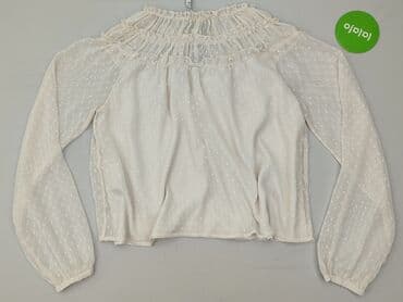 sweter piórkowy na drutach: Bluzka damska, rozmiar S — 3