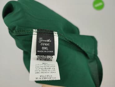 zielone eleganckie bluzki: Greence, Bluzka damska, rozmiar XL — 4