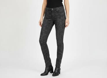 kozaki z futerkiem deichmann: River Island, Jeansy damskie, rozmiar XS — 6