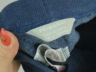lidl spodnie przeciwdeszczowe: Spodnie dresowe, Primark, 3-6 miesięcy, stan - Idealny — 4