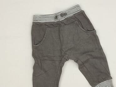 stradivarius woskowane spodnie: Spodnie dresowe, H&M, 6-9 miesięcy, stan - Bardzo dobry — 1