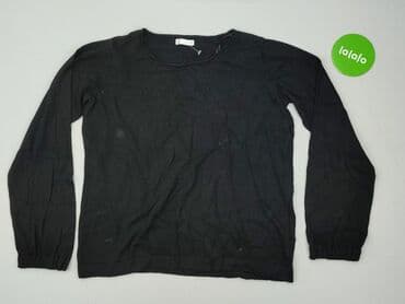 sweter w paski z serduszkiem: Sweter damski, S — 2