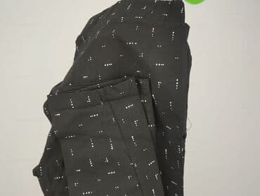 legginsy woskowane wysoki stan: Spodnie materiałowe damskie, rozmiar L — 5