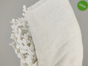 sinsay pościel: Biała zasłona panelowa z haftowaną koronką i frędzlami - Delikatna — 4