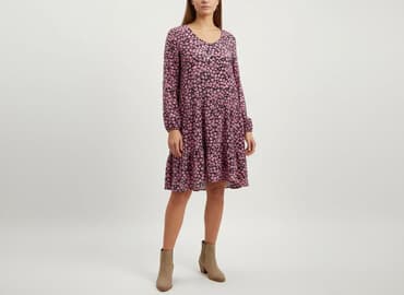 sukienka rozkloszowana dekolt łódka: Sukienka damska, rozmiar S — 7