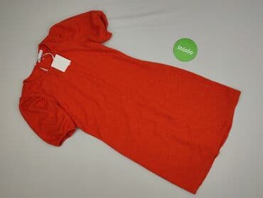 zara sukienka w kwiaty z bufiastymi rękawami: Zara, Women`s dress, size S — 2