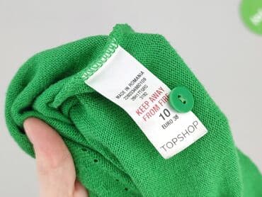 top z otworem na kciuk: Topshop Petite, Kardigan damski, M — 4