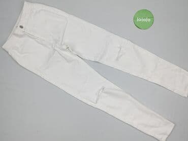 woskowane legginsy z wysokim stanem: Sinsay, Spodnie materiałowe damskie, rozmiar XS — 2