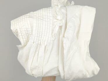 czerwony stanik pod białą bluzkę: Bluzka damska, rozmiar L — 6