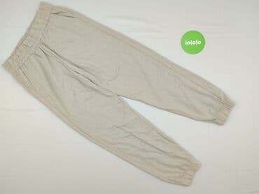 biale spodnie dresowe mohito: Sinsay, Material trousers for women, size S — 3