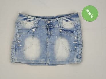 spodenko spódniczka jeans: Spódnica damska, rozmiar L — 2