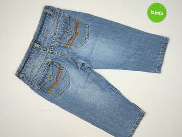 jeansy cropped damskie: Spodnie 3/4 damskie, rozmiar L — 3