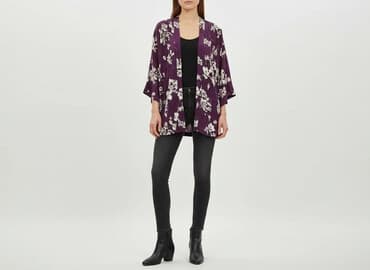 kimono kurtka: Vero Moda, Narzutka damska, rozmiar M — 7