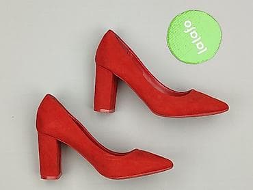 ecco flash 38: Czerwone czółenka na słupku Seastar - Damskie, rozmiar 38 (oznaczenie — 3