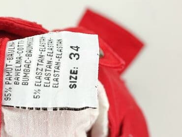 jeansy czerwone damskie: Cherry, Jeansy damskie, rozmiar XS — 5