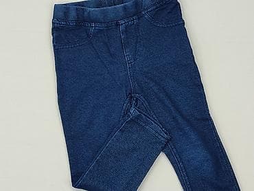 legginsy w paski: Spodnie jeansowe, 1.5-2 lat, 92, stan - Bardzo dobry — 1