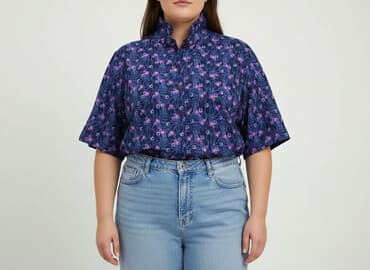 koszula z krótkim rękawem damska: Сорочка жіноча, розмір 5XL — 1