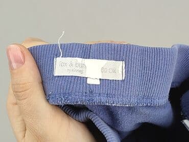 biale spodnie woskowane: Sweatpants, Fox&Bunny, 9-12 months, condition - Good — 4