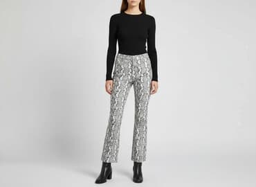 spodnie zebra h m: H&M, Spodnie materiałowe damskie, rozmiar XS — 1