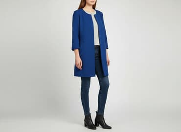 kurtka zimowa damska massimo dutti: Płaszcz damski, rozmiar M — 7