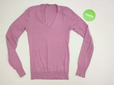 różowy sweter z gruszką: United Colors of Benetton, Sweter damski, rozmiar S — 2