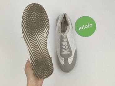 czarna sukienka i białe trampki: Sneakersy damskie, rozmiar 37 — 4