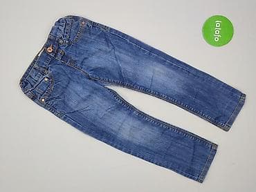 burbery jeans: Spodnie jeansowe, Marks & Spencer, 4-5 lat, 104/110, stan - Idealny — 2