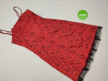 czerwone sukienki na wesele plus size: Sukienka damska, rozmiar S — 3