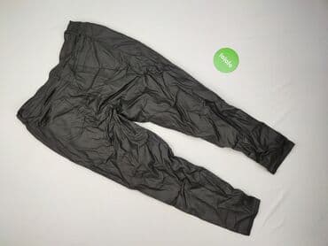 sukienki z imitacji skory: Spodnie materiałowe damskie, rozmiar 3XL — 3
