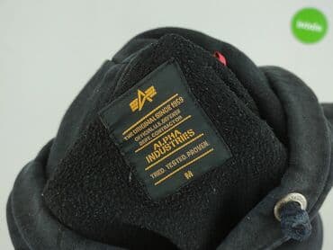 bluzy z stichem: Alpha Industries, Bluza z kapturem dla mężczyzn, rozmiar M — 4