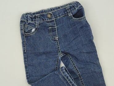 reserved spodnie woskowane: Denim pants, So cute, 12-18 months, condition - Good — 1