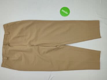 legginsy damskie plus size: Material trousers for women, size XL (EU 42) — 2