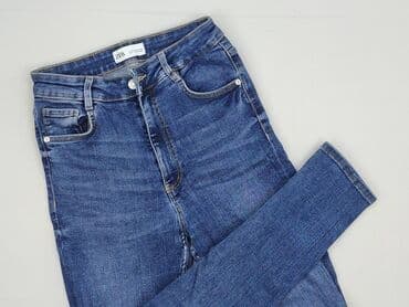 top srebrny zara: Zara, Jeansy damskie, rozmiar M — 1