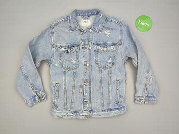 fsbn dresy: Dziecięca kurtka jeansowa, 12 lat, 146-152 cm, Zara, stan - Idealny — 2