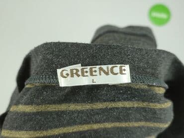 czarna sukienka i szary sweter: Greence, Sweter damski, rozmiar L — 4